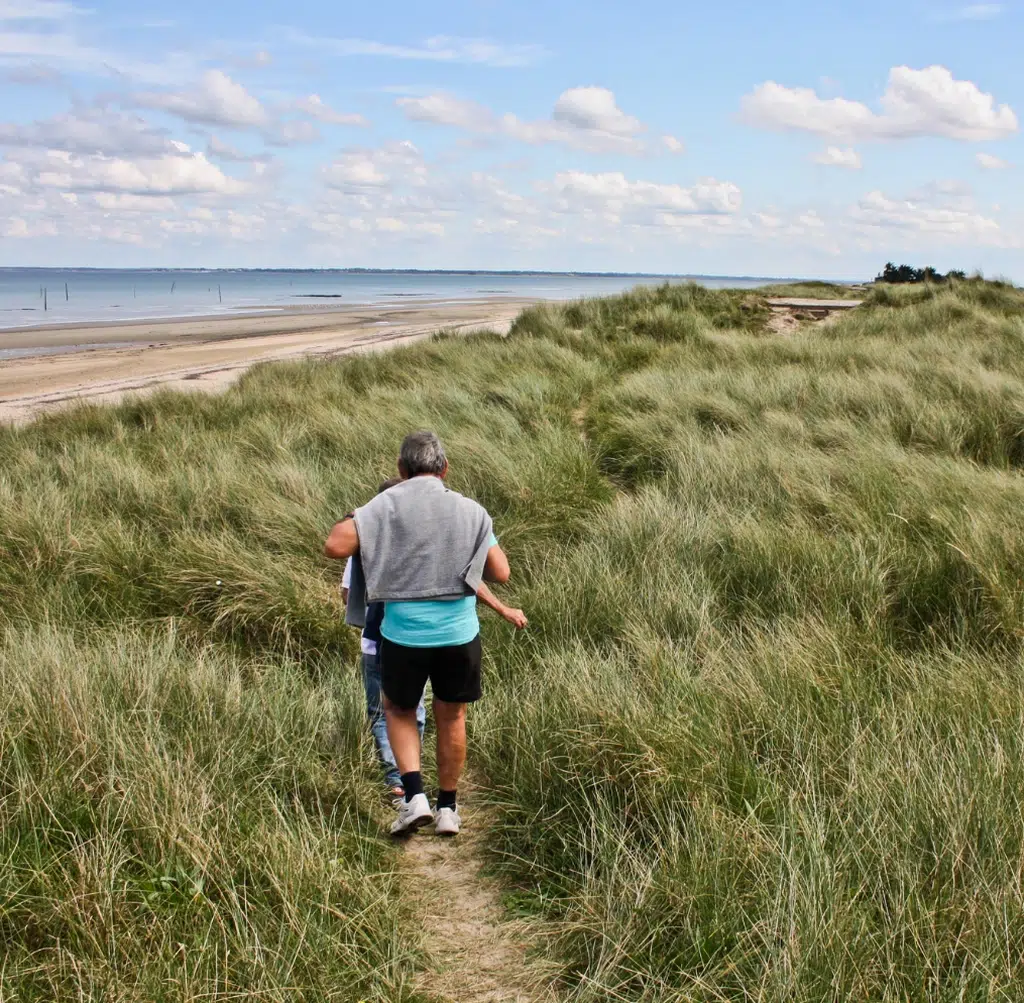 balade en bord de mer normandie