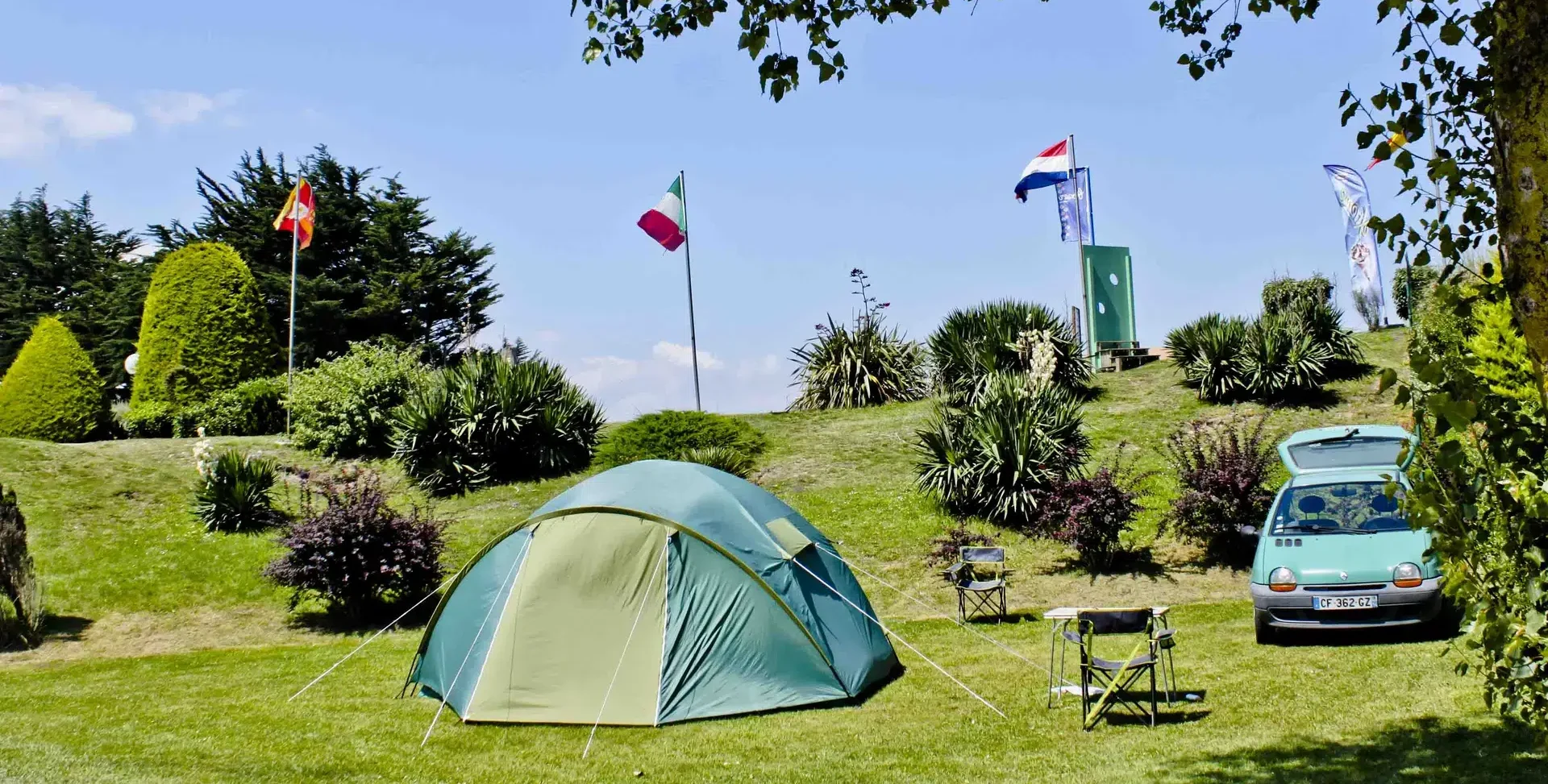 utah beach camping dans la manche